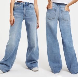 Good American wide leg jeans